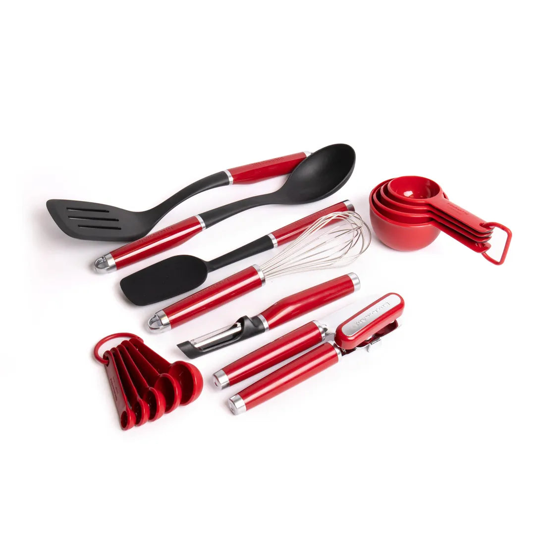 KitchenAid Kitchen Tool & Gadget Set 15 Piece Red