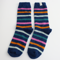 Fluffy Stripes Navy