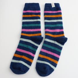 Fluffy Stripes Navy