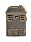 Hestia Ceramic House Shaped Wax Melt Burner Grey
