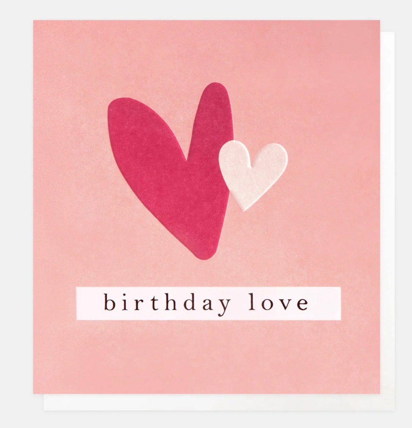 Happy Birthday Love Hearts Greeting Card