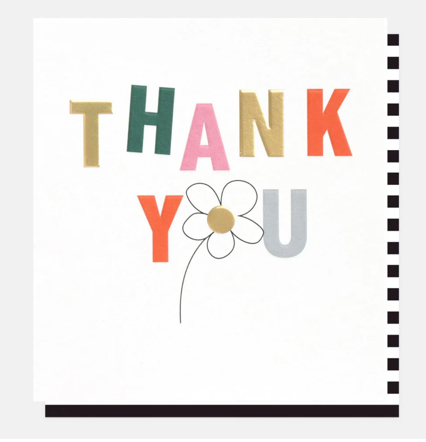 Caroline Gardener Thank You Greeting Card
