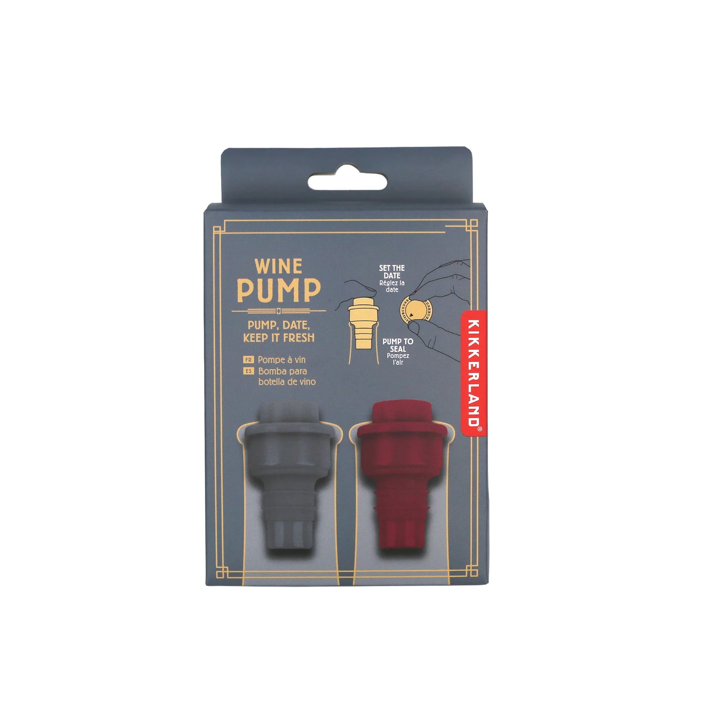 Kikkerland Wine Pumps Set Of 2