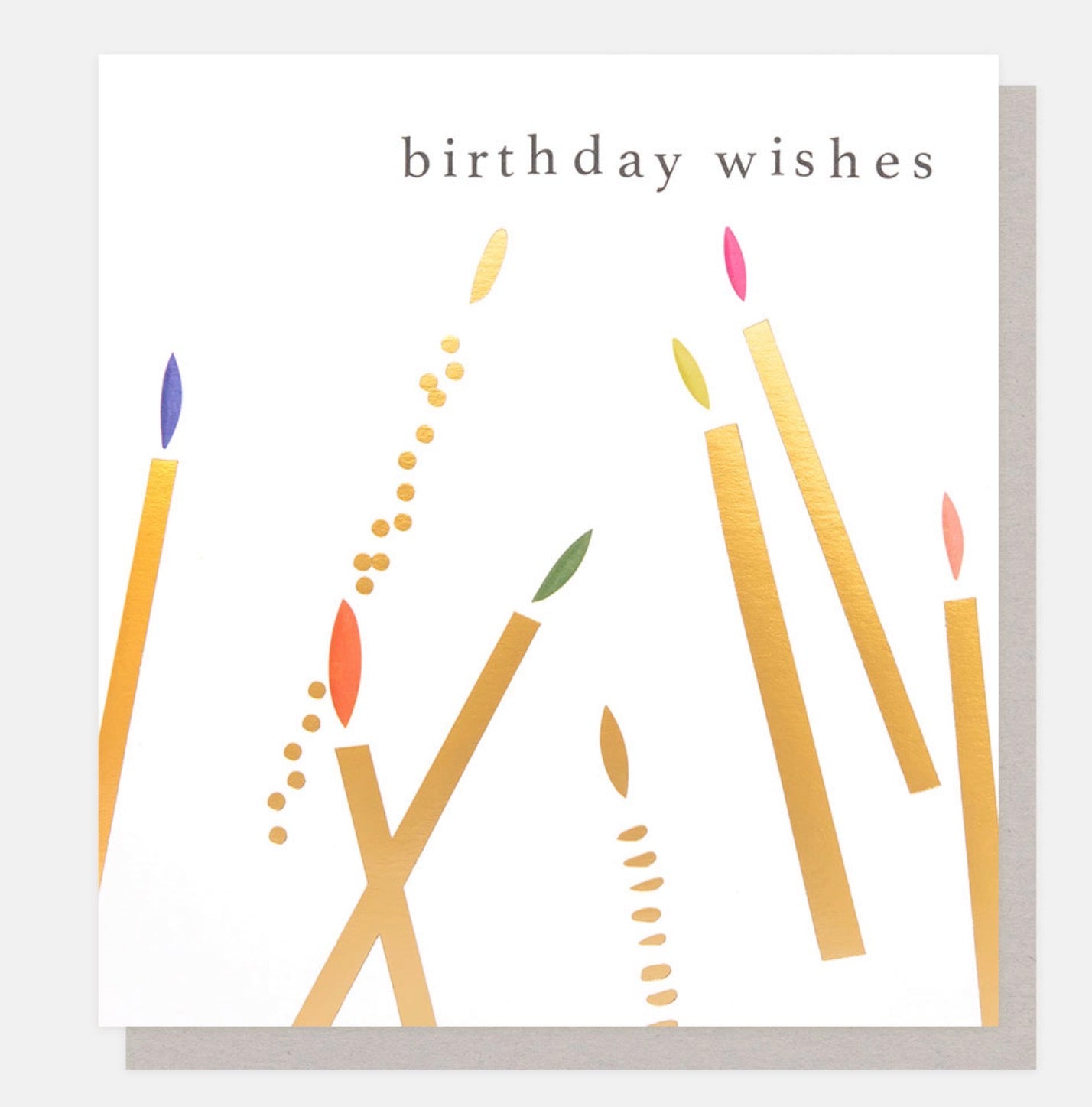 Caroline Gardener Birthday Wish Candle Greeting Card