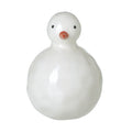 Heaven Sends Ceramic Snowman Ornament White