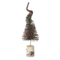 Heaven Sends Red Berry Brush Tree On Wooden Base