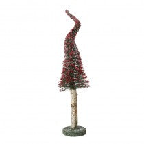 Grinch Style Tall Red Berry Bush Tree