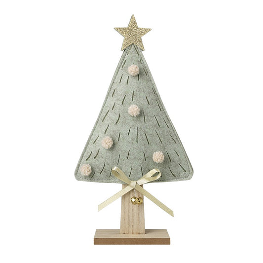 Heaven Sends Pale Green Felt Tree Standing Decoration