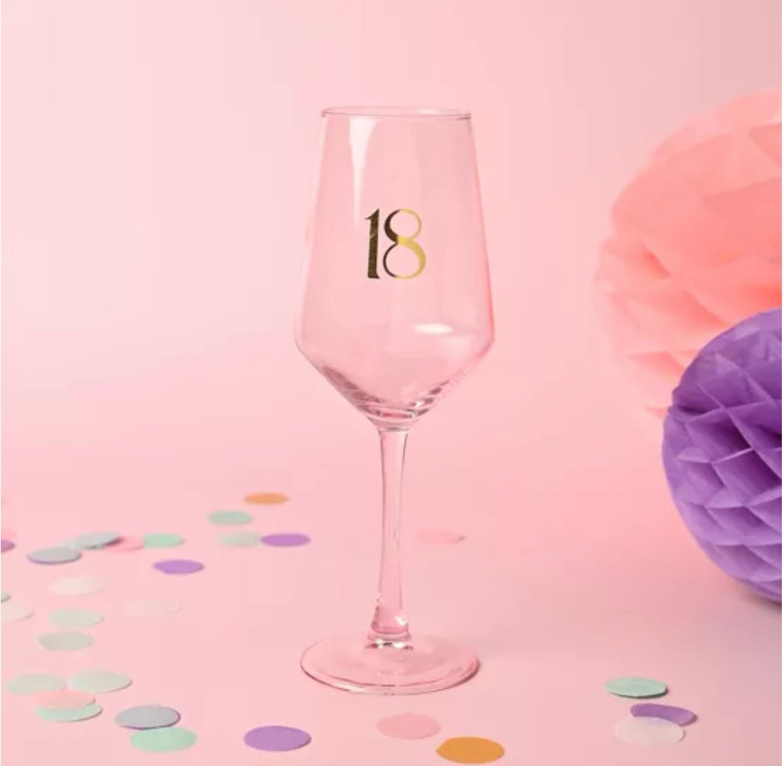 Confetti Wine Glass - 18