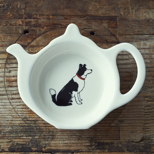 Sweet William Teabag Dish Border Collie
