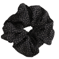 Pure Fashion Leopard Print Scrunchie Black
