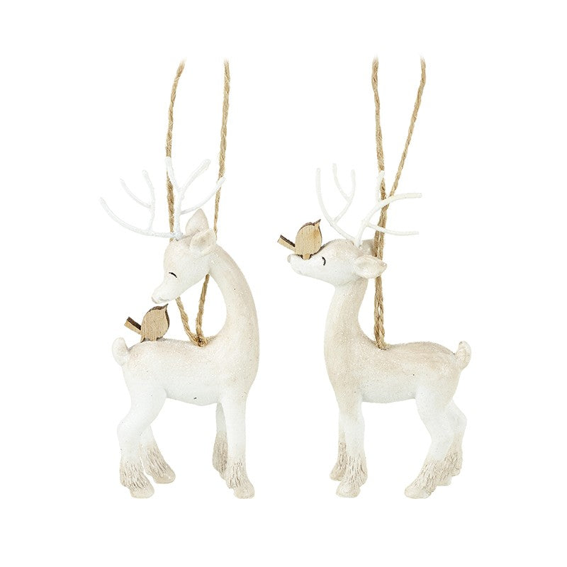 Heaven Sends Hanging Resin Reindeer