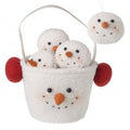 Heaven Sends Hanging Snowman Heads