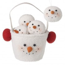 Heaven Sends Hanging Snowman Heads