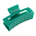 Pure Fashions Rectangle Hair Claw Clip Green