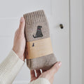 Sweet William Chocolate Labrador Dog Walking Socks