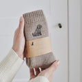 Sweet William Chocolate Cockapoo Dog Walking Socks