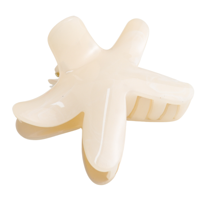 Pure Fashions Starfish Hair Claw Clip Cream
