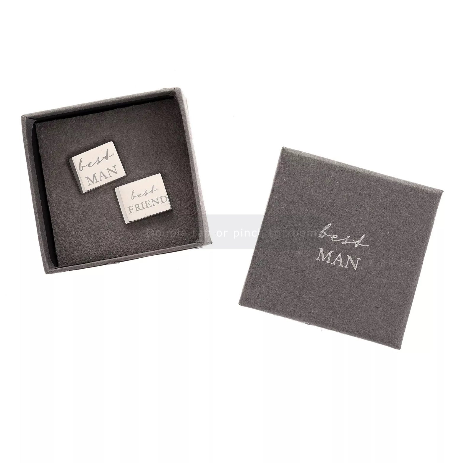 Amore Metal Cufflinks Best Man