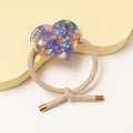 Red Cuckoo Heart Blue Elastic Hair Tie