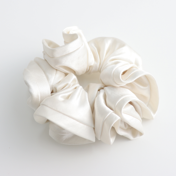 Pure Fashions Silky Scrunchie Cream