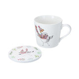 Mikasa Fine China Robin Mug And Coaster Set