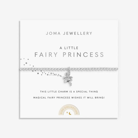 Joma Jewellery Kids' A Little Fairy Princess Silver Plated Bracelet