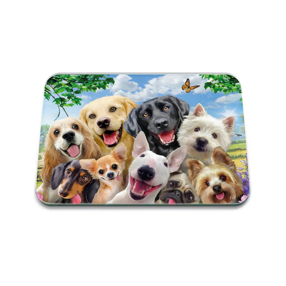Stowgreen Tuftop Worktop Protector Dog Selfie 30 x 40 Cm