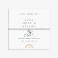 Joma Jewellery Kids' A Little Make A Splash Silver Plated Bracelet