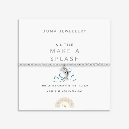 Joma Jewellery Kids' A Little Make A Splash Silver Plated Bracelet