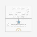 Joma Jewellery Kids' A Little You'Re Turtley Amazing Silver Plated Bracelet