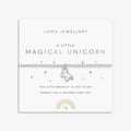 Joma Jewellery Kids' A Little Magical Unicorn Silver Plated Bracelet
