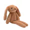 Softies Cookie The Plush Long Leg Dark Brown Bunny 35cm