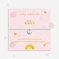 Joma Jewellery Kids' Confetti A Little Lovely Niece Silver Plated Bracelet