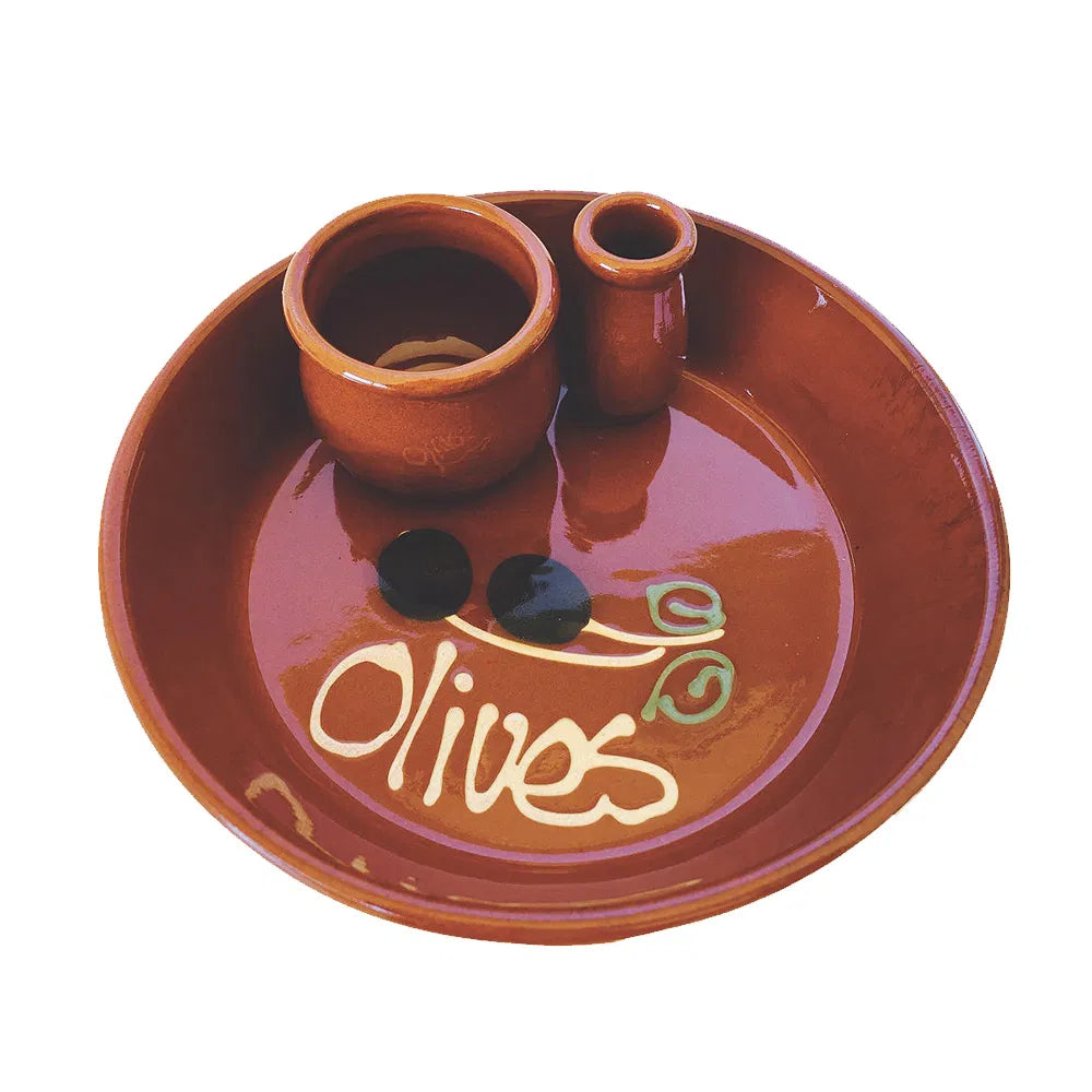 Graupera Olive Dish Terracotta 16cm