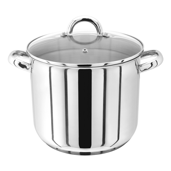 Judge Essentials 8.5L Glass Lid Stockpot