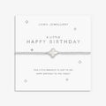 Joma Jewellery A Little Happy Birthday Silver Plated Bracelet