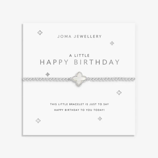 Joma Jewellery A Little Happy Birthday Silver Plated Bracelet
