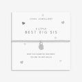 Joma Jewellery A Little Best Big Sis Silver Plated Bracelet