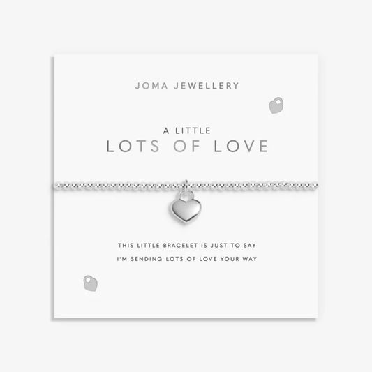 Joma Jewellery A Little Lots Of Love Silver Plated Bracelet