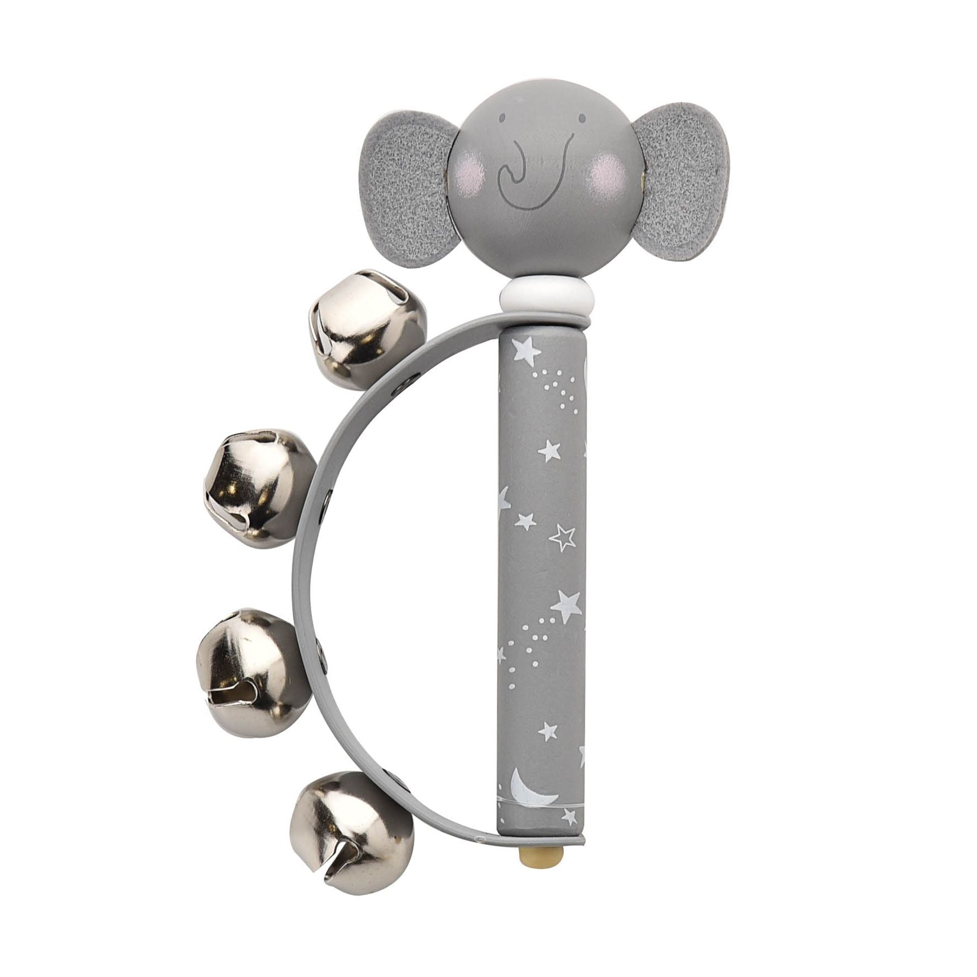 Bambino Toy Wooden Handbells Elephant