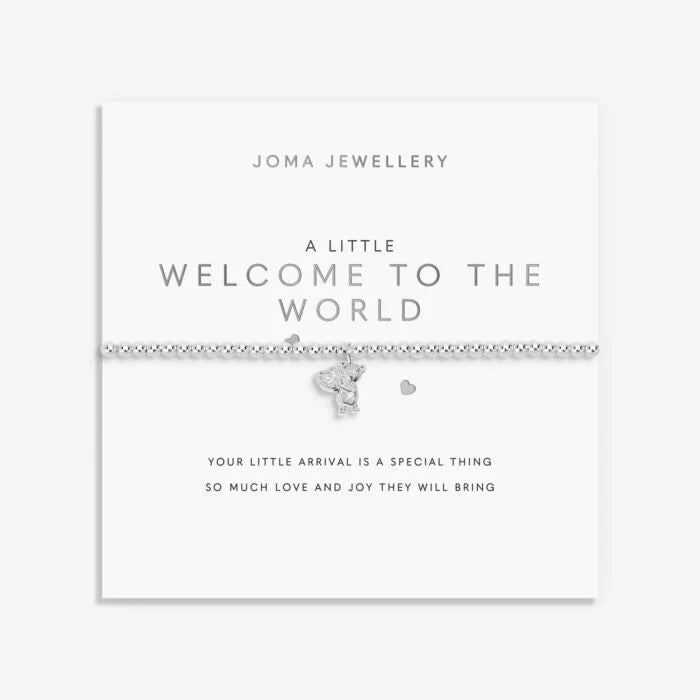Joma Jewellery A Little Welcome To the World Silver Plated Bracelet