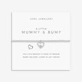 Joma Jewellery A Little Mummy and Bump Silver Plated Bracelet