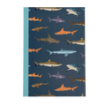 Rex London A5 Notebook Sharks