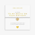 Joma Jewellery A Little To My Bestie On Your Birthday Silver & Gold Plated Bracelet
