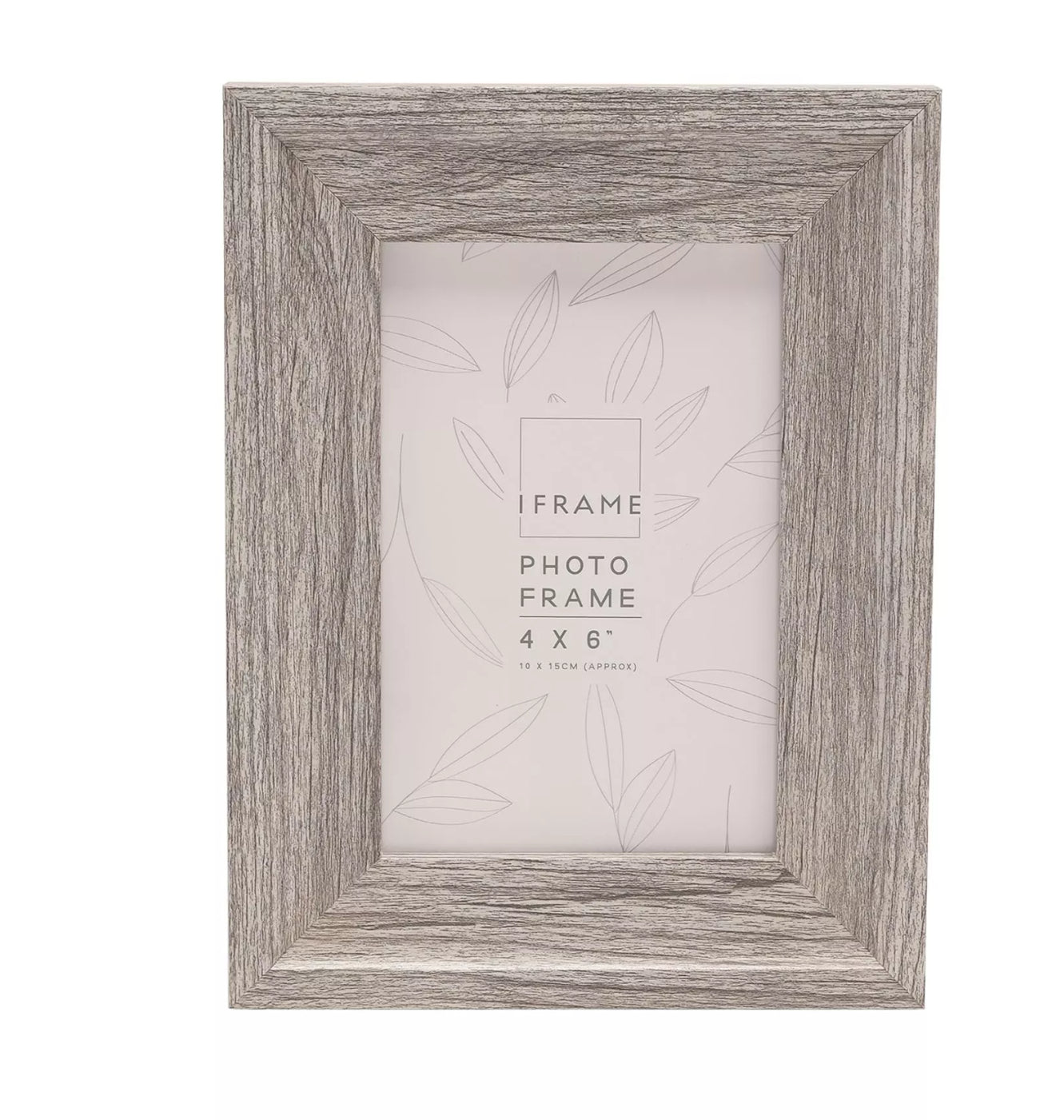 IFrame Mid Grey Wood Effect Frame 4x6
