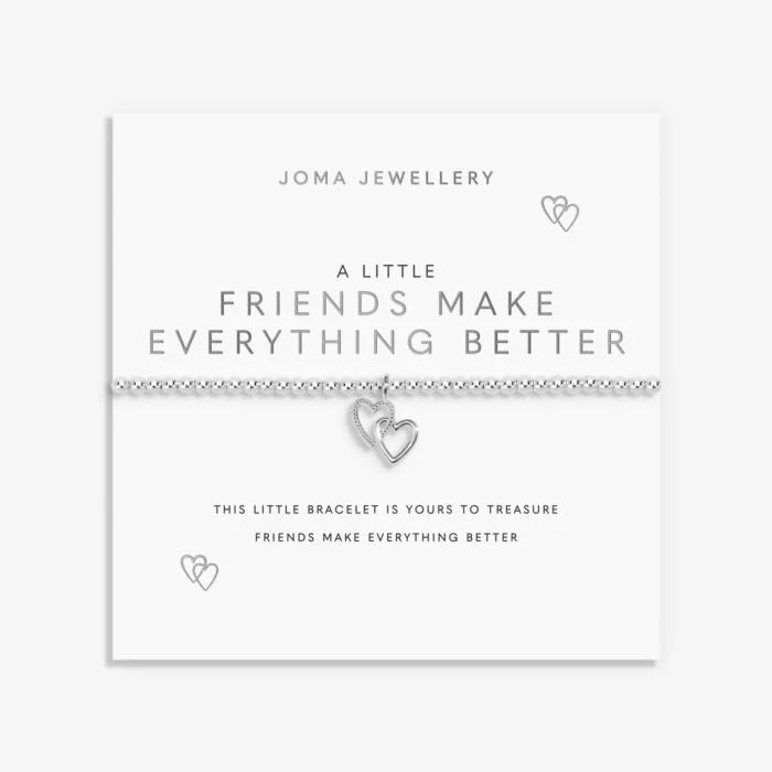 Joma Jewellery A Little Work Bestie Silver Plated Bracelet
