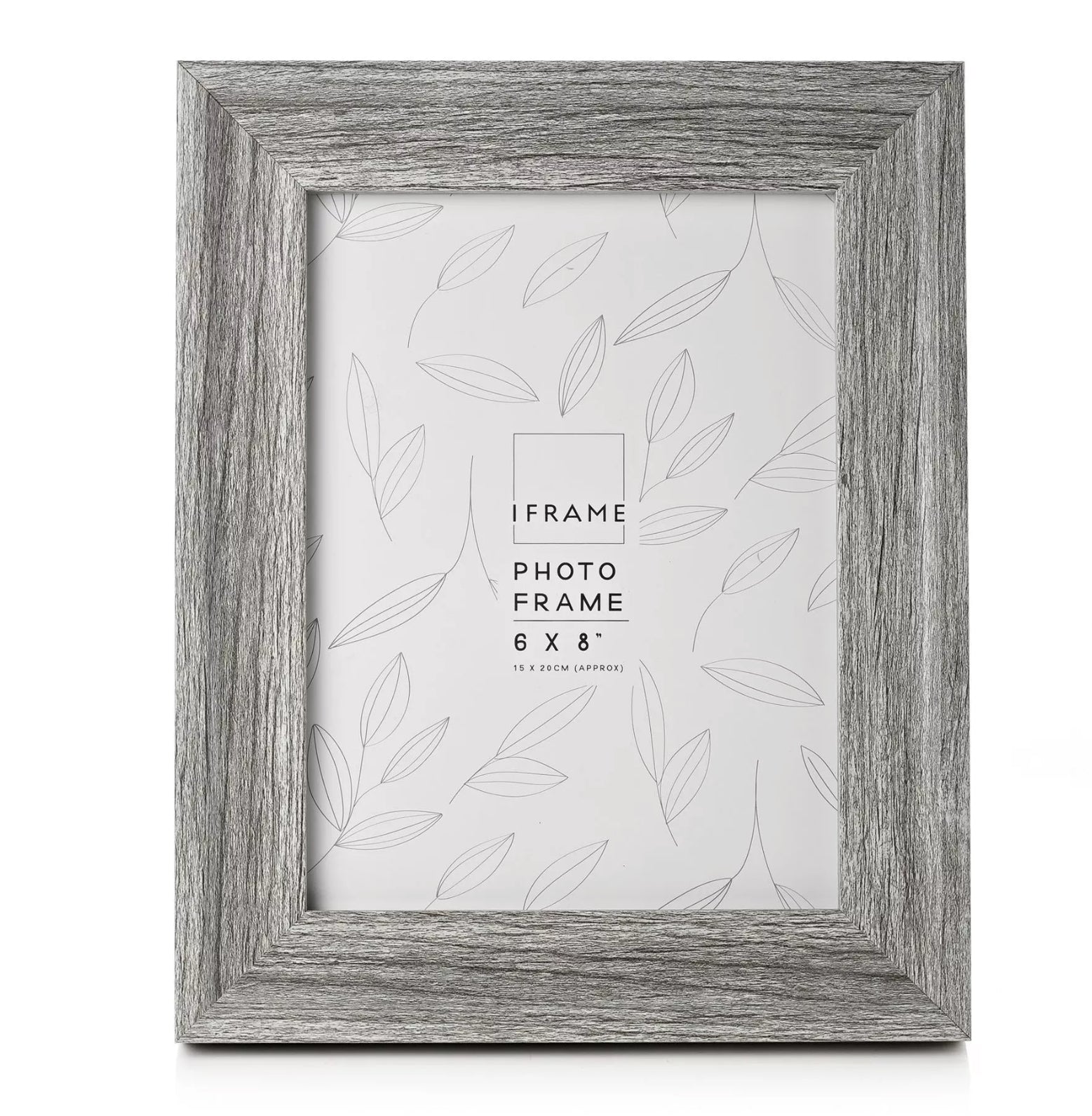 IFrame Mid Grey Wood Effect Frame 6x8