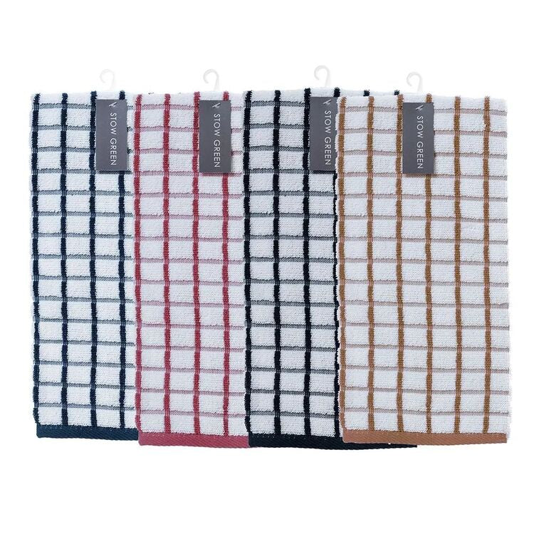 Stow Green Tea Towel Red