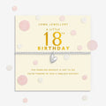 Joma Jewellery Confetti A Little 18th Birthday Silver Plated Bracelet